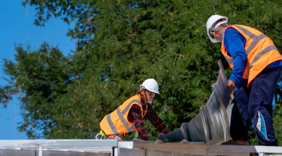 Professional metal roof installation in Sandersville, GA
